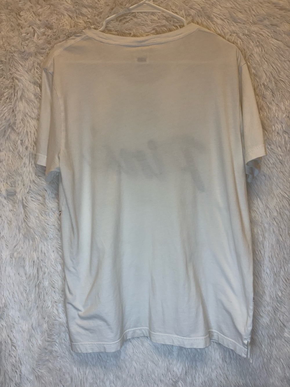 2 PINK Victoria's Secret Sequined White T-Shirts | Size Large 🩶 - Picture 16 of 17